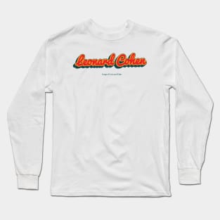 Leonard Cohen Long Sleeve T-Shirt